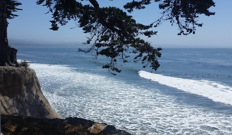 Beach View in Pleasure Point, California