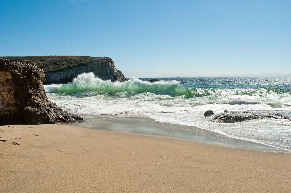 Beach view in Bonny Doon California