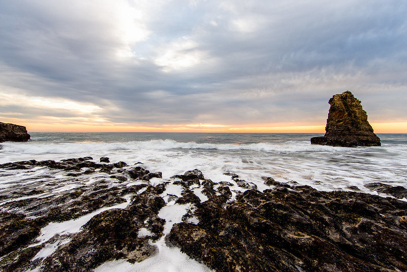 Beach view in Davenport California